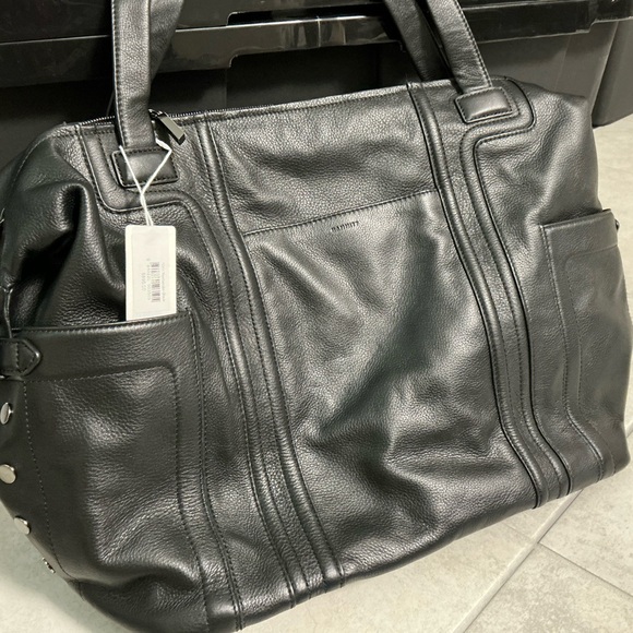 Hammitt Big Black Leather Bag NWT - Picture 3 of 6